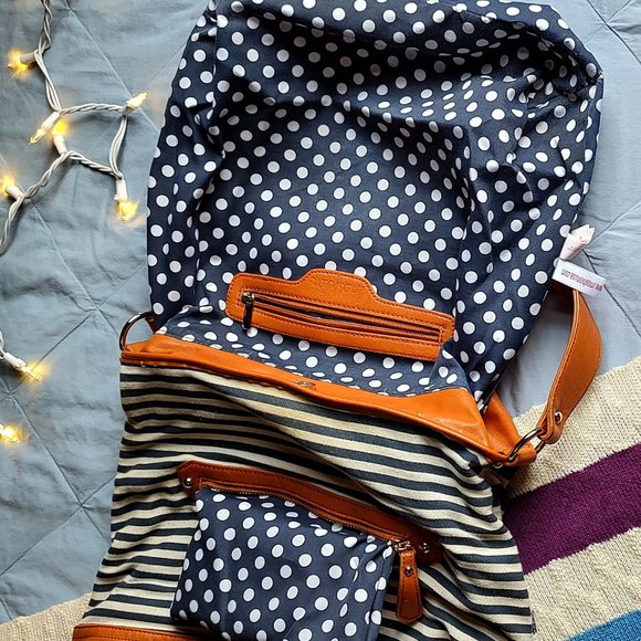 imoshion striped bag with magnetic closures - Picture 5 of 15